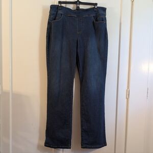 Westbound Jeans, 14L, Pull On Style, Flat Waistband, Flare Legs, 31.5" Inseam